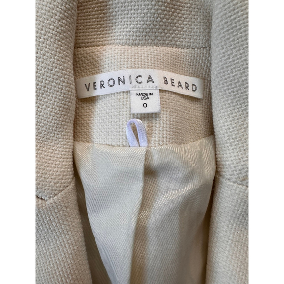 Veronica Beard Double Breasted Blazer Made in USA Size 0 - Picture 5 of 10